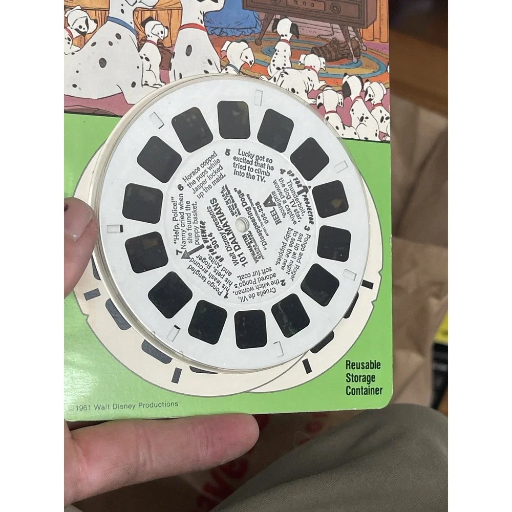 Walt Disney 101 Dalmatians VIEW-MASTER‎ 3 Reels 21 3D Pictures New